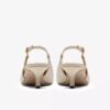 Womens Zarey Bow Cream Leather Pumps Womens Zarey Bow Cream Leather Pumps