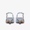 Womens Zarey Bow Light Blue Leather Pumps Womens Zarey Bow Light Blue Leather Pumps