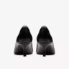 Womens Zarey Court Black Leather Court Shoes Us