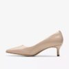 Womens Zarey Court Sand Patent Court Shoes Us