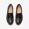 Womens Zylah May Black Leather Loafers Us